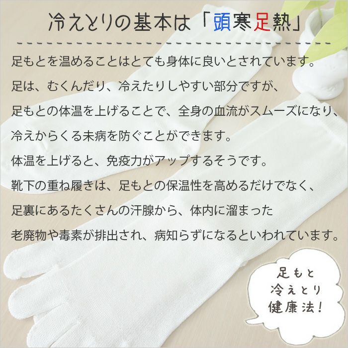 内側シルク100％表側コットン100％2重編みレッグウォーマー レギュラー丈