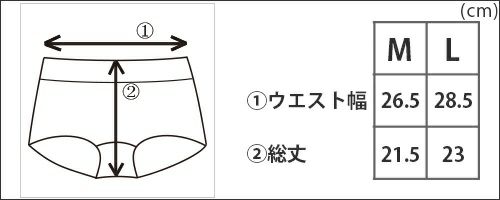 BeJUSTショーツ やんわりフィット ボーイレングス丈