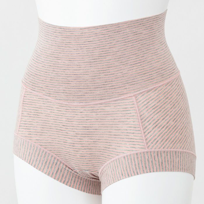 超立体ショーツ 3枚セット ハイウエスト丈 高級スーピマコットン