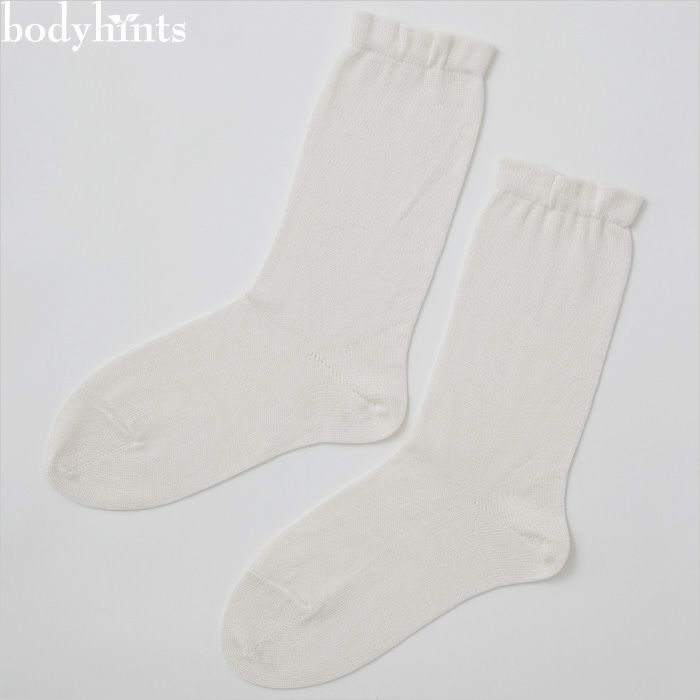 シルク100％ 靴下 先丸 かかとつき
