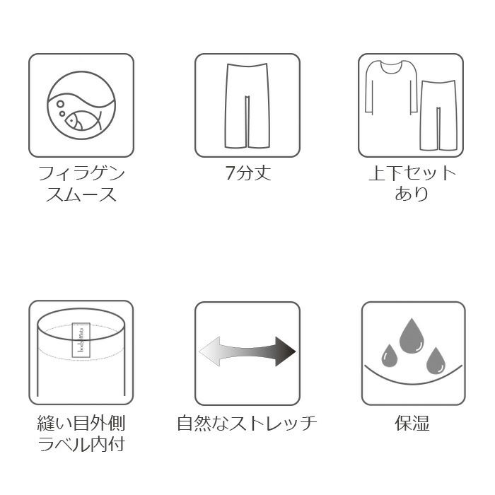 フィラゲンスムース 保湿ルームウェア ボトムの特徴